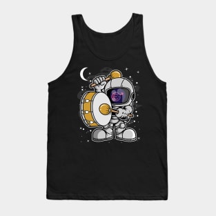 Astronaut Drummer Evergrow EGC Coin To The Moon Crypto Token Cryptocurrency Blockchain Wallet Birthday Gift For Men Women Kids Tank Top